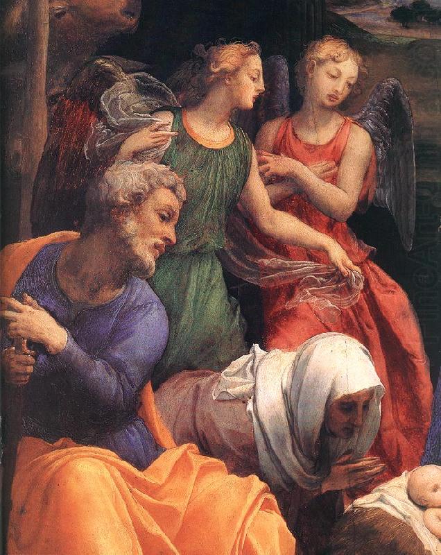 BRONZINO, Agnolo Adoration of the Shepherds (detail)  f china oil painting image
